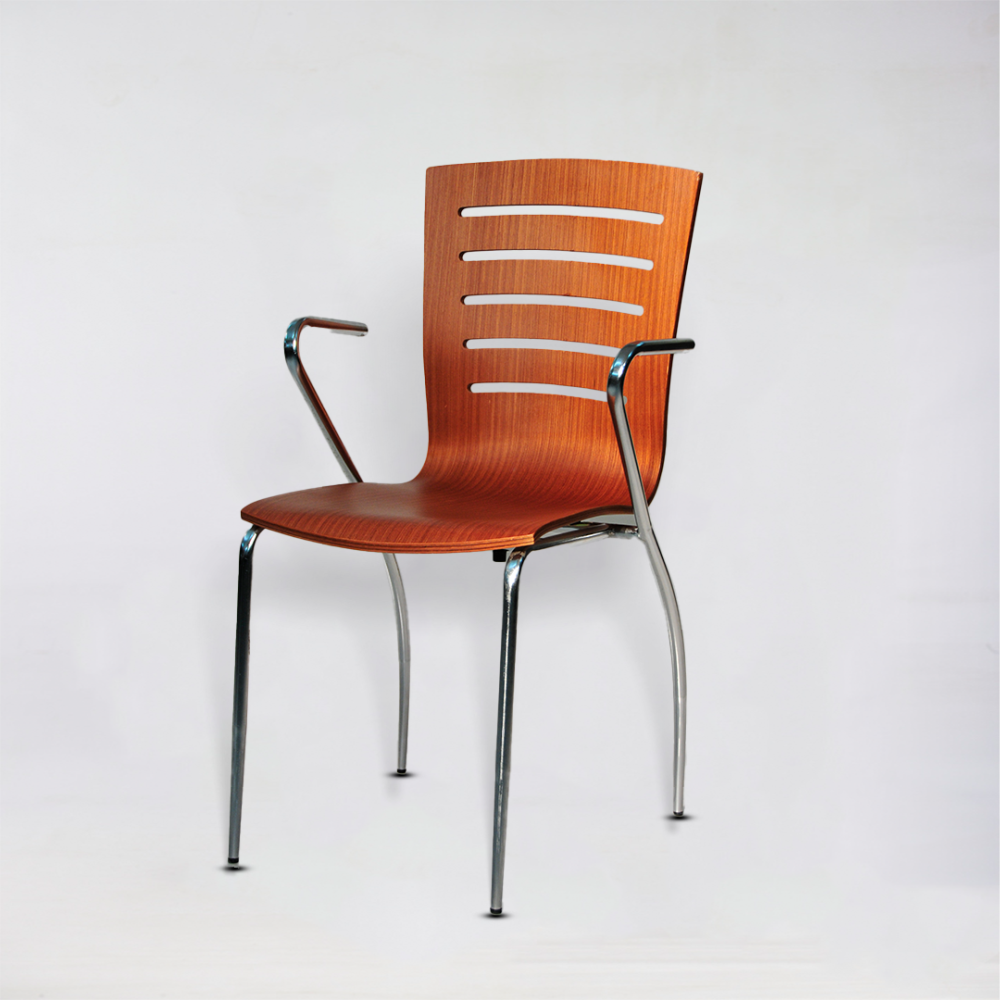 Brown Versatile Cafe Chair - Image 3